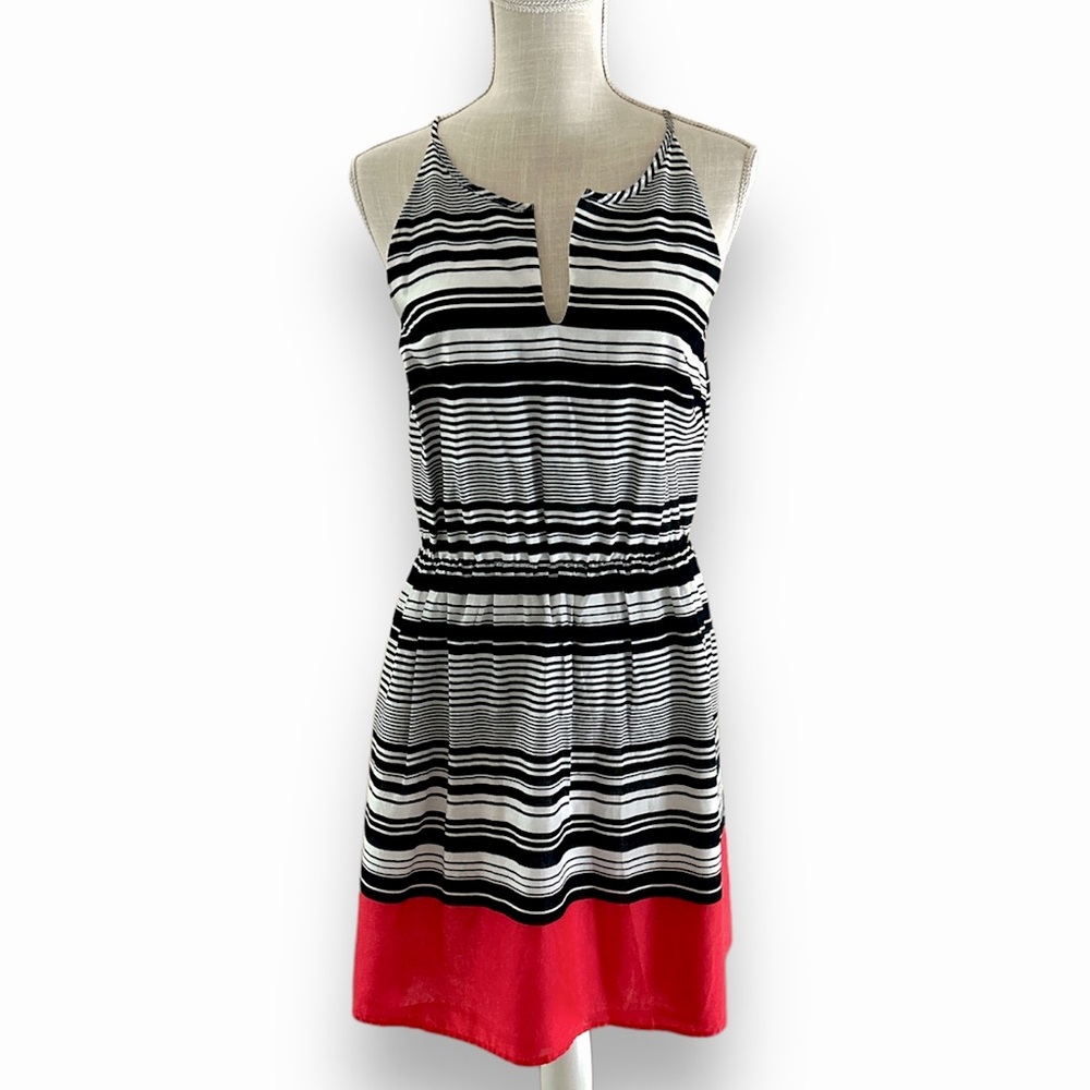 Banana Republic Striped Sleeveless Dress Size 4